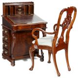 经典椅子和书桌, 约1985年