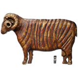 早期英国肉类加工厂展示品 羊, 约1900年