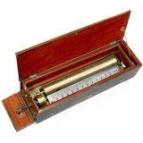 瑞士滚筒音乐盒 Lecoultre Brechet, 约1855年