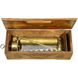 瑞士滚筒音乐盒 C. Lecoultre, 约1860年