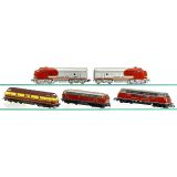 4辆柴油机车 Märklin, 轨距：H0