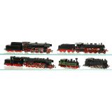 5辆蒸汽机车 Märklin, 轨距：H0