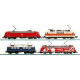 4辆Märklin 电力机车（轨距H0）