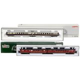 2辆Fliegender Hamburger (H0) 火车模型