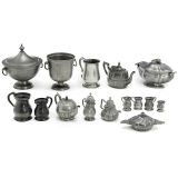 若干锡制家用器具 (Collection of Pewter Kitchen Antiques)