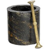 蛇纹岩研钵 (Serpentine Mortar)