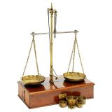 英国产药剂师用天平 (English Pharmacy Scale)