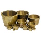 杯状嵌套大砝码 (English Nested Troy Weights)