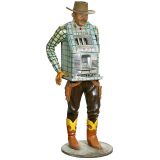 警长形独臂老虎机原件 (Original One-Armed Bandit Slot Machine as Sheriff)