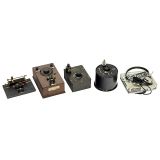 4台矿石收音机 (4 Detector Radios)