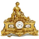 法国产雕有人物形象的钟 (French Pendulum Clock)