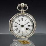 法国产银壳怀表 (French Quarter-Repeating Pocket Watch)