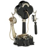 罕见的法国台式电话机Bailleux, 1906年