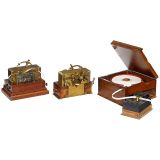 完整的一套莫尔斯电报台System Wheatstone, 约1900年