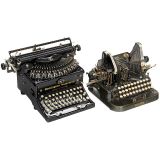 打字机Oliver No. 6和Remington 6