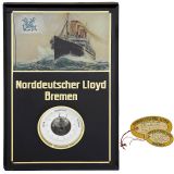 玻璃广告牌Norddeutscher Lloyd Bremen, 约1910年