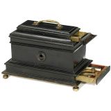 一箱制图工具, 带保密抽屉, 18世纪