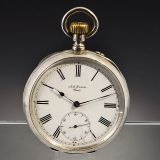 男式怀表IWC, 银壳, 约1880年