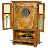 大型立式唱片留声机Klingsor,约1915年