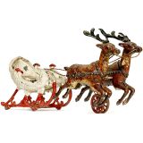 铸铁驯鹿雪橇, Hubley制造, 约1915年