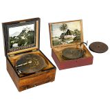 2个音乐盒 约1900年