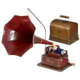 滚筒留声机’Edison Gem’(红色)