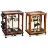 2台分析秤Sartorius,约1920年