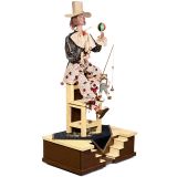 罕见的自动玩偶Bob et sa Grenouille Savante, J.A.F.制造, 约1930年