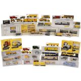 Group of H0 Brekina Trucks