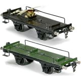 2 Gauge I Aeroplane Transportation Trucks by Märklin No. 1996/1,