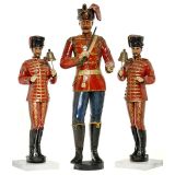 3 German Fairground Organ Figures