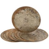 9 Chordephon Mechanical Zither Ø 14 in. Discs, c. 1900