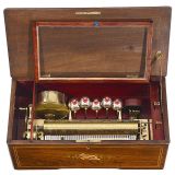 Drum, Bells and Castanets Musical Box, c. 1870