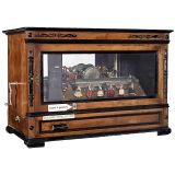 Rare Interchangeable Coin-Activated Swiss Station Musical Box 