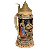 Musical Beer Stein, c. 1900