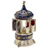 2 Cigarette Carousels with Musical Movements, c. 1950