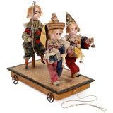 Clown Trio Pull Toy, c. 1910