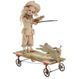 Pierrot Huntsman Pull Toy, c. 1910