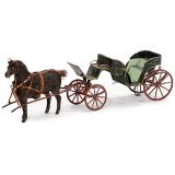 Lutz Open Carriage with Horse, c. 1890