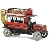 German Tinplate Double-Decker Bus No. 339, c. 1920