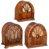 3 American Valve Radios, c. 1932