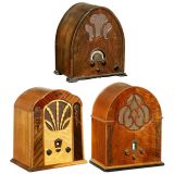 3 American Tube Radios, c. 1932