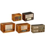 5 Swiss Tube Radios, 1938–52
