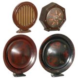 4 Bakelite Loudspeakers, c. 1930