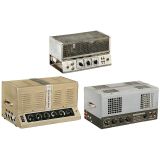 3 Swiss Tube Amplifiers, c. 1950
