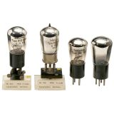 4 Telefunken Type RE Triodes, c. 1925