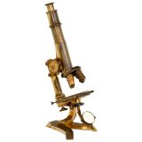 Rare Berlin Compound Microscope by Gundlach, c. 1870