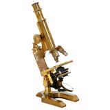 German Compound Microscope by Winkel, c. 1890