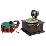 2 Gramophones, c. 1925
