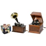 2 Phonographs by Thomas A. Edison, 1905 onwards